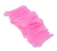 TOPINCN Spatule pour Masque Facial, Bâton de Cuillère en Plastique Lisse Pratique pour étaler Uniformément la Crème pour le Visage pour les Amateurs D'outils de beauté 100 Pièces (PINK)