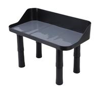 TOPINCN Stand de Mangeoires pour Animaux de Compagnie Surélevé pour Les Chats et Les Chiens Santé au Cou, Réglable Bol de Compagnie de Compagnie de Compagnie Plastique sans Déversement