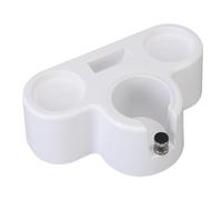 TOPINCN Station de Bourrage de café, Support de Porte-filtre à Hauteur Réglable avec Distributeur de Doseur, Organisateur D'écran pour Porte-filtre de 51 Mm, 53 Mm, 58, Compatible (WHITE)