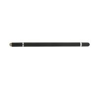 TOPINCN Stylet pour Tablette Stylet de Positionnement Précis 3 en 1 Multifonctionnel avec 2 Pointes en Fibre, Facile à Transporter pour Tablettes Téléphones Portables, Matière Plastique (Black)