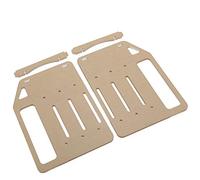TOPINCN Support Acrylique pour Disque Dur 3,5 Pouces - Support Transparent pour Boîtiers D'ordinateur et Amateurs de Technologie - Installation Facile