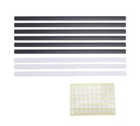 TOPINCN Support Adhésif pour Dosettes de café, Support Mural pour Dosettes de café, Rangement Peu Encombrant pour 49 Capsules, Support Adhésif pour Dosettes de café avec Autocollant (6 noirs + 3