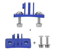 TOPINCN Support de Casque de Parachutisme avec Vis Fixe pour 7 6 5 4, Adaptateur en Alliage D'aluminium pour, Idéal pour Les Sports Extrêmes (Blue)