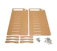 TOPINCN Support de Disque Dur 3,5 Pouces, Construction en Acrylique Durable, Conception Multicouche pour un Refroidissement amélioré, Idéal pour les Configurations D'ordinateur de Bureau (10 couches)