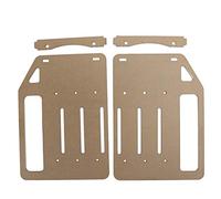 TOPINCN Support de Disque Dur en Acrylique, Support Transparent de 3,5 Pouces pour Les Amateurs de Bricolage, Séparateur de Cage de Durable et élégant
