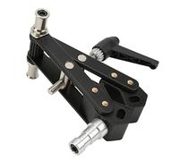 TOPINCN Support de Photographie Portable à Super Pince Légère, pour éclairage Multi-Lampes, Rampes de Tubes de 20 à 100mm, 1 Pièce