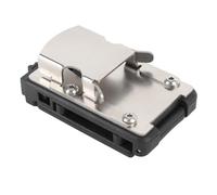 TOPINCN Support de Ruban à Mesurer, étui de Perçage, Clip de Ceinture à Outils en Alliage D'aluminium et de Nylon avec Poignée Antidérapante, pour électriciens Plombiers Charpentiers