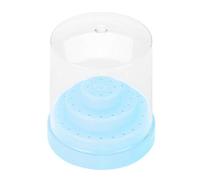 TOPINCN Support de Support de Perceuse à Ongles en Plastique Durable, 48 Trous, Organisateur pour Outils de Meulage D'ongles en Salon, Rose (BLUE)