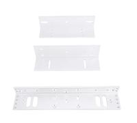 TOPINCN Support en L et Z pour Serrure électromagnétique de 280 Kg, Support en Alliage D'aluminium pour Contrôle D'accès avec L de 250 Mm et Z de 180 Mm pour Porte Simple