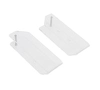 TOPINCN Support Mural pour Ordinateur Portable, Support de Bureau en Acrylique Peu Encombrant avec Fentes pour Câbles et évent, pour iOS Pad OS X Switch, Bureau, Cuisine, Chambre à