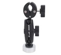 TOPINCN Support par Satellite Rectangulaire pour échelle de RV, Support de Montage de L'antenne Lourde, Support de Tuyau Rond avec Conception de Pince à Angle Réglable pour Rack de