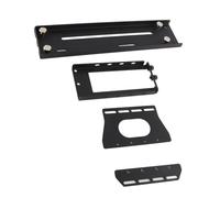 TOPINCN Support Vertical en Fer Robuste pour Boîtier PC ATX, Support de Carte Graphique Réglable pour les Amateurs de Jeux, Noir (26*8,2*12,8 cm)