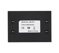 TOPINCN Switcher Splitter VGA Accessory 2 Port Port pour Double Connexion pour Ordinateur Portable, Installation Facile pour l'espace de Travail Office