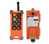 TOPINCN Système de TéléCommande de Levage avec 8 Boutons de Commande, émetteur et Récepteur Efficaces pour des Applications de Levage Sûres, 2 Unités Incluses