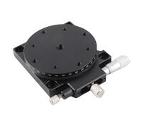 TOPINCN Table Coulissante Réglable à Scène Linéaire Manuelle, Rotation à 360 °, Adaptée aux Dispositifs D'inspection, 60 Mm