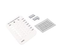 TOPINCN Tableau Coulissant Magnétique de Rappel d'alimentation pour Animaux de Compagnie, Indicateur Quotidien pour Chiens, Comprend des Aimants et des Autocollants, 1 Jeu de Cartes (White)