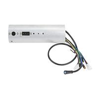 TOPINCN Tableau de contrôle facile à installer en métal argenté 36 V 15 x 5 cm avec contrôleur USB pour trottinette électrique ES2/ES3/ES4