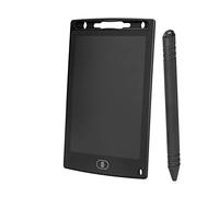 TOPINCN Tablette D'écriture, Tableau D'écriture Numérique LCD 8,5 Pouces, Protection des Yeux, Portable avec Stylo pour Dessiner des Graffitis, Enregistrement de Réunion, Mémo (BLACK)