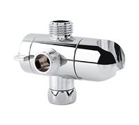 TOPINCN Tableur de Douche à 3 Voies avec Support de Coup de Poing, Pic de Douche avec Plongeur avec un Support de Pomme de Douche à Main, Soupape monté de Douche de Salle de Bain