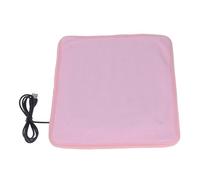 TOPINCN Tampon de Chauffage USB 3 Mat de Chauffage électrique Engrenages de Température pour le Plateau de de la Taille du Cou D'épaule pour le Dos, Taille Portable pour les Voyages de Bureau à (PINK)