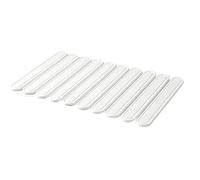 TOPINCN Tapis de Drainage à Séchage Rapide en Terre de Diatomées Blanches, Cadre Intérieur Ovale sculpté, Super Absorbant, Antidérapant, Tampon de Séchage Pliable pour Assiettes de