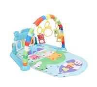 TOPINCN Tapis de Jeu pour bébé, Piano, Gymnastique, activité Infantile, avec 5 Jouets Amovibles, Lumières, Musique pour le Ventre, Nouveau-nés et Tout-petits (Girafe en montgolfière)