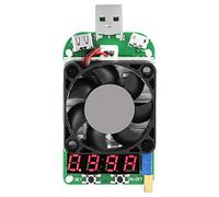TOPINCN Testeur de DéCharge de Résistance Réglable de Charge électronique LD35 USB pour Tester la Batterie, Contrôle Intelligent