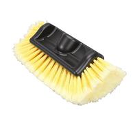 TOPINCN Tête de Brosse de Lavage de Voiture 10 Pouces avec Poils en PVC Souple et Conception Inclinée pour Voiture SUV Camping-Car et Nettoyage Ménager (Tête de Brosse de Nettoyage à 5 côtés)