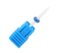 TOPINCN Tête de Meulage en Céramique pour Manucure, Ensemble de Forets à Ongles pour Ongles Naturels et Artificiels, Outils D'art des en Acier Inoxydable (Tête de fusée M)