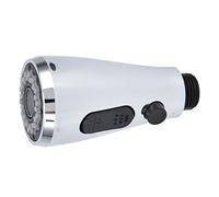 TOPINCN Tête de Pulvérisation de Robinet de Cuisine, Remplacement de la Tête de Robinet Extractible avec 3 Fonctions, 10 Adaptateurs et Mode Pause pour D'évier de Cuisine, brossé (ABS2)