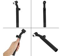 TOPINCN Tête de Torche de Soudage Flexible Refroidie par Air 150A WP-17FV, Accessoire pour des Tâches de Soudage Efficaces, Noir 20.5x6.5cm
