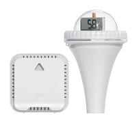 TOPINCN Thermomètre de Piscine, Thermomètre de Piscine Numérique Flottant sans Fil Facile à Lire, Température Précise pour et Bain de Glace