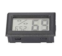 TOPINCN Thermomètre d'humidité Numérique Compact pour le Bureau à Domicile et la Serre, Hygromètre de Thermomètre Intérieur Précis pour Moniteur de santé (BLACK)