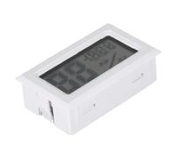 TOPINCN Thermomètre d'humidité Numérique Compact pour le Bureau à Domicile et la Serre, Hygromètre de Thermomètre Intérieur Précis pour Moniteur de santé (WHITE)