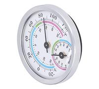 TOPINCN Thermomètre D'intérieur, Mini Hygromètre à Pointeur Durable pour un Usage Domestique, Moniteur Précis de Température et d'humidité, Conception en Alliage D'aluminium de 2,28 Pouces
