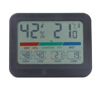 TOPINCN Thermomètre et Hygromètre Numérique, Moniteur Numérique de Température et d'humidité, Jauge d'humidité et de Température Ambiante Intérieure pour Serre, Réservoir de Repti