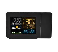 TOPINCN Thermomètre Hygromètre Numérique Intérieur Extérieur avec Horloge à