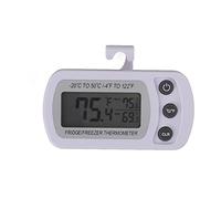 TOPINCN Thermomètre Numérique pour Congélateur avec Fonction Mémoire, Corps en ABS Commutable °C °F pour Réfrigérateur et Congélateur