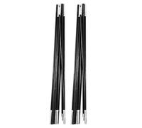 TOPINCN Tiges de Support D'auvent en Fibre de Verre Robustes de 4.9M, Tiges de Poteaux de Tente de Camping Portables, Lot de 2 pour Les Aventures en Plein Air