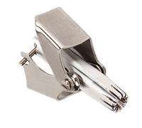 TOPINCN Tondeuse à Poils de Nez Manuelle en Forme de R élimine avec Précision les Poils pour Hommes et Femmes, Facile à Nettoyer Sous L'eau, en Acier Inoxydable 1 Pièce