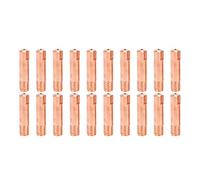 TOPINCN Torche de Contact de Soudage MIG 15AK X 0,9, Pointe en Cuivre Efficace, Buse Légère 60 Pièces pour Soudeur Professionnel