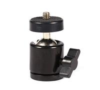 TOPINCN Tripod Stable Tripod Head Stable à 360 ° pour Mobilier Rapide et Conception Anti-Skid Idéale pour Les Fabricants de Vidéos et Le Vlogger en Argent