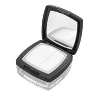 TOPINCN Trousse à Poudre Vide Noire Rechargeable, Kit Portable Compact avec Houppette Douce pour la Peau, pour le Maquillage en Déplacement