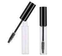 TOPINCN Tube de Mascara Vide Durable et Léger pour le Stockage et les Voyages, 5 Couleurs, Bouteille de Récipient de Mascara Vide de 10 Ml pour Maquilleur des Yeux (Bouchon noir 10ml)