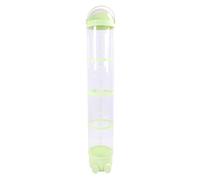 TOPINCN Tube de Rangement pour Animaux en Peluche, Organisateur D'animaux en Peluche de 162 Cm avec Lumières Réglables, Seau Transparent pour Salle de Jeux, Chambre à Coucher, Salon (GREEN)