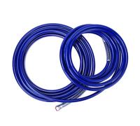 TOPINCN Tuyau de Pulvérisation de Peinture Haute Pression 1/4 Pouces, Pistolet Pulvérisateur sans Air, Tube en Fibre Flexible de 10 Mètres, Grande Résistance à l'abrasion, 1 X Tuyau de Pulvérisation