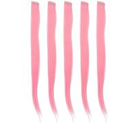 TOPINCN Utilisation Pratique de la Pince/Porte-Cheveux Partie des Extensions de Cheveux Raides Colorés Clamp/Support pour les Femmes, les Morceaux de Cheveux de Couleur Facile à Peigner - pour
