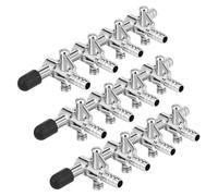 TOPINCN Valve d'air D'Aquarium à 4 Voies en Acier Inoxydable, Pompes à Air pour Aquarium, Multiport (Acier Inoxydable 3PCS)