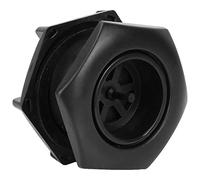 TOPINCN Valve de Vidange en PVC Noir, Conception Robuste et Durable, Adaptée aux Bateaux Gonflables, Bateaux de Pêche, Kayaks et Canots Pneumatiques, Empêche L'eau D'entrer avec Précision