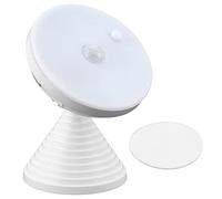 TOPINCN Veilleuse à Détecteur de Mouvement, Lumière Intérieure à Détecteur de Mouvement, Veilleuse LED Intelligente sans Fil, Lumière Stéréo Réglable à 360 Degrés pour Escaliers,